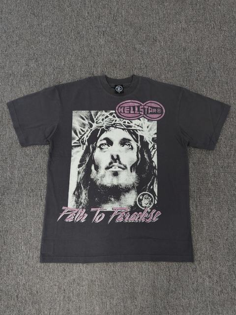 1:1 Hellstar NFC SCAN Hellstar Path To Paradise Crown of Thorns Portrait T-Shirt