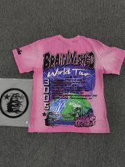 1:1 Hellstar NFC SCAN Hellstar World Tour Pink T-Shirt