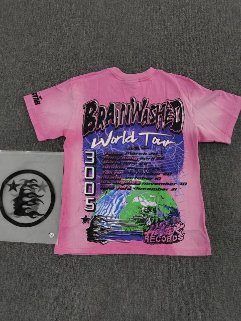 1:1 Hellstar NFC SCAN Hellstar World Tour Pink T-Shirt