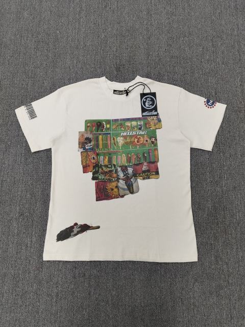 1:1 Hellstar NFC SCAN Hellstar Hellstar Vintage Ice Cream Collage Graphic T-Shirt