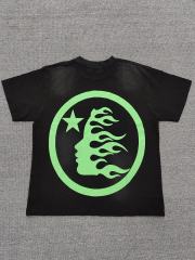 1:1 Hellstar NFC SCAN Hellstar Black Green Logo T-Shirt
