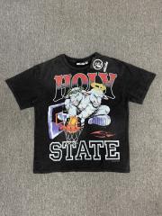 1:1 Hellstar NFC SCAN Hellstar Holy State Basketball Sheep Vintage Washed T-Shirt