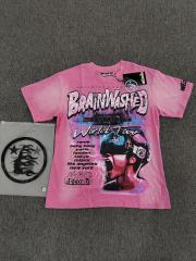 1:1 Hellstar NFC SCAN Hellstar World Tour Pink T-Shirt