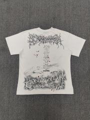 1:1 Hellstar NFC SCAN Hellstar Blood Vessel Gore Art T-Shirt