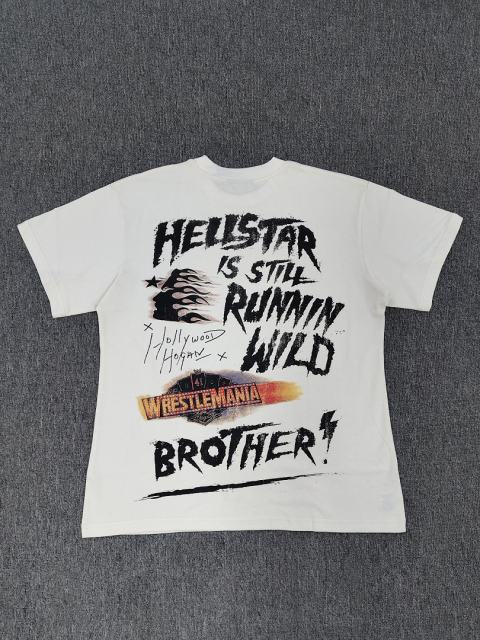 1:1 Hellstar NFC SCAN Hellstar WWE Hulk Hogan T-Shirt