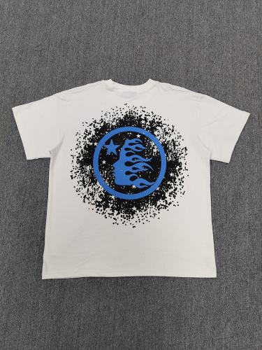 1:1 Hellstar NFC SCAN Hellstar Angel Graphic Vintage Off White T-Shirt