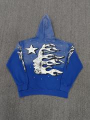 [NFC SCAN] High Quality Hellstar Souls To Paradise Angel Star Graphic Hoodie