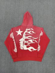 [NFC SCAN] High Quality Hellstar 30 Anniversary Red Hoodie