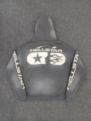 [NFC SCAN] High Quality Hellstar Star Flame Graphic Zip Up Hoodie