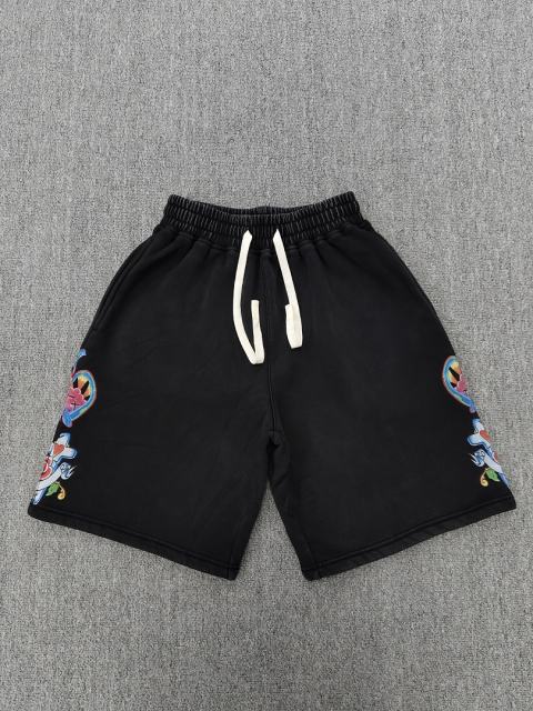 High Quality We Are Righteous Risen King Rose Shorts - Black
