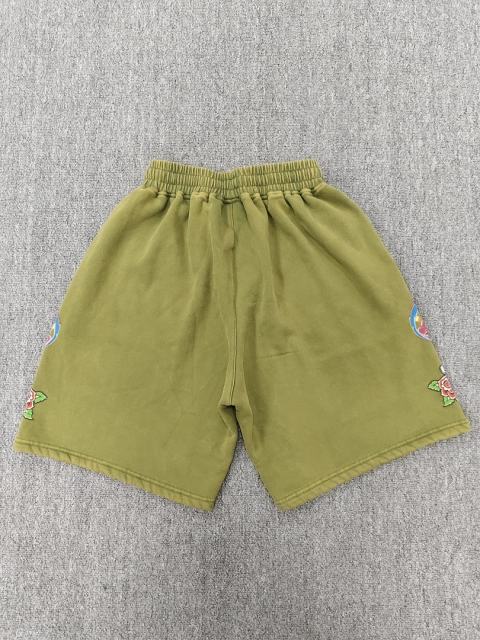 High Quality We Are Righteous Risen King Rose Shorts - Green