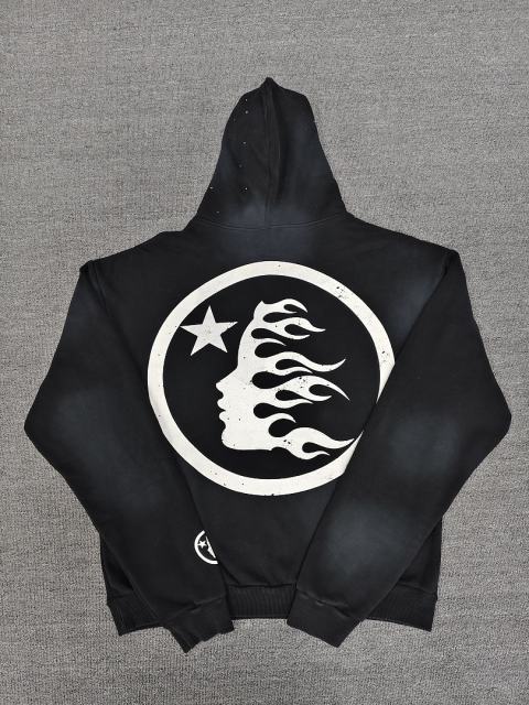 [NFC SCAN] High Quality Hellstar Shooting Star Sparkle Logo Hoodie