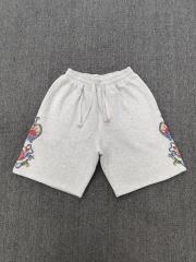 High Quality We Are Righteous Risen King Rose Shorts - Gray