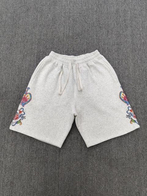 High Quality We Are Righteous Risen King Rose Shorts - Gray
