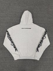 [NFC SCAN] High Quality Hellstar Black Family Flame Hoodie