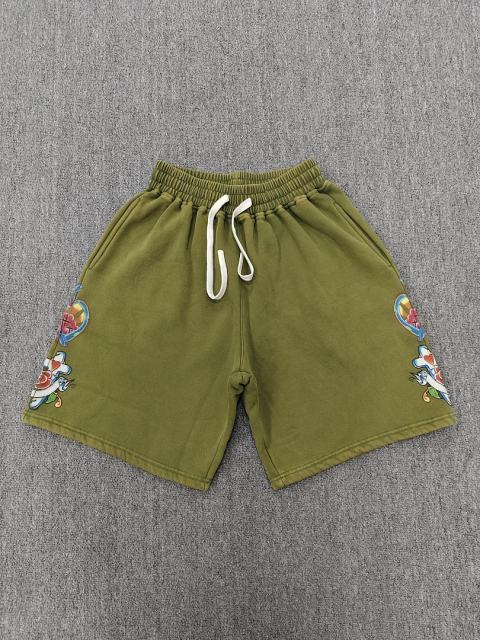 High Quality We Are Righteous Risen King Rose Shorts - Green