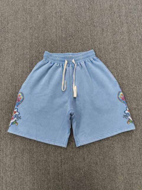 High Quality We Are Righteous Risen King Rose Shorts - Blue