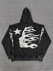 [NFC SCAN] High Quality Hellstar Souls To Paradise Angel Graphic Hoodie