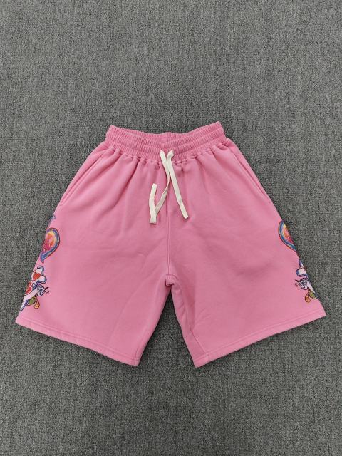 High Quality We Are Righteous Risen King Rose Shorts - Pink
