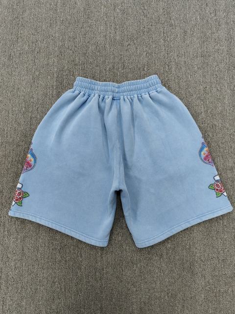 High Quality We Are Righteous Risen King Rose Shorts - Blue