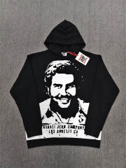 High Quality ASAALI Black White Portrait Pullover Hoodie