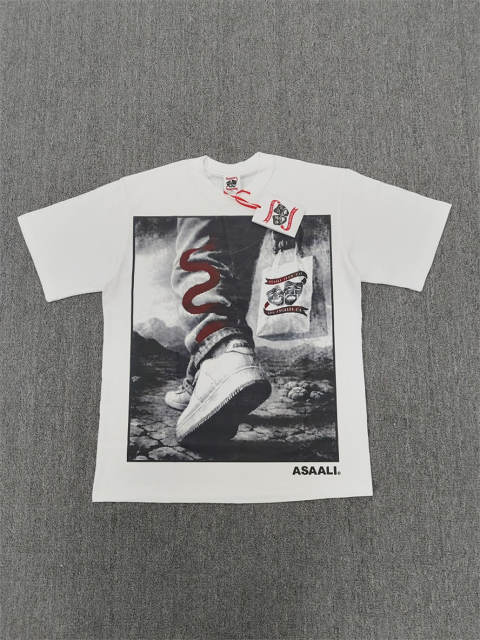 High Quality ASAALI Red World Tour Graphic T-Shirt