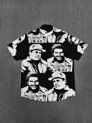 High Quality ASAALI Black Portrait Collage Graphic T-Shirt