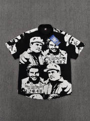 High Quality ASAALI Black Portrait Collage Graphic T-Shirt
