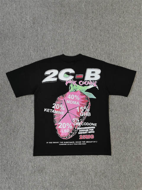 High Quality ASAALI Black Pink Cardigan Pistol Jay Guapo Asaali Graphic T-Shirt