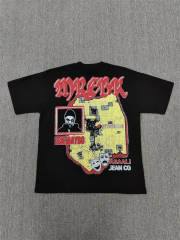 High Quality ASAALI Black Yellow World Tour Graphic T-Shirt