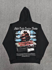High Quality ASAALI Black Pablo Escobar Collage Pullover Hoodie