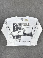 Vale Forever Vale Forever Retro Collage Photo Print Waffle Thermal Long Sleeve Shirt