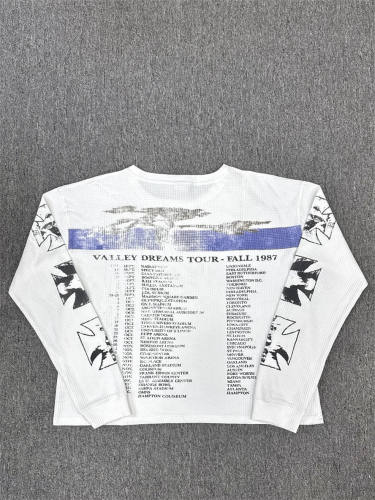 Vale Forever Vale Forever Retro Collage Photo Print Waffle Thermal Long Sleeve Shirt