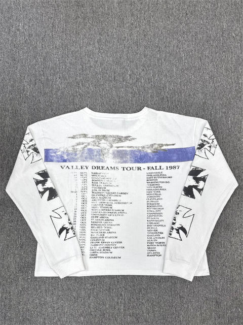 Vale Forever Vale Forever Retro Collage Photo Print Waffle Thermal Long Sleeve Shirt