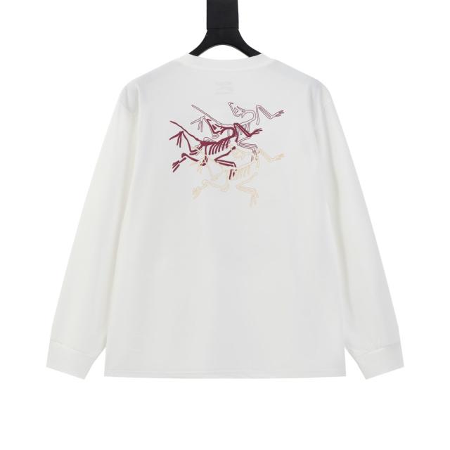 ARC Men Oversized White Long Sleeve T Shirt