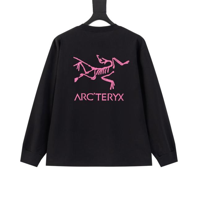 ARC Men Oversized Black Long Sleeve T Shirt