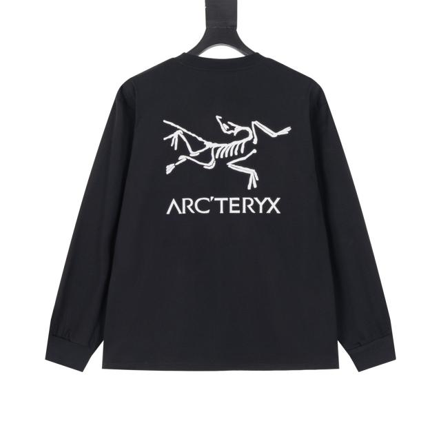 ARC Men Oversized Black Long Sleeve T Shirt