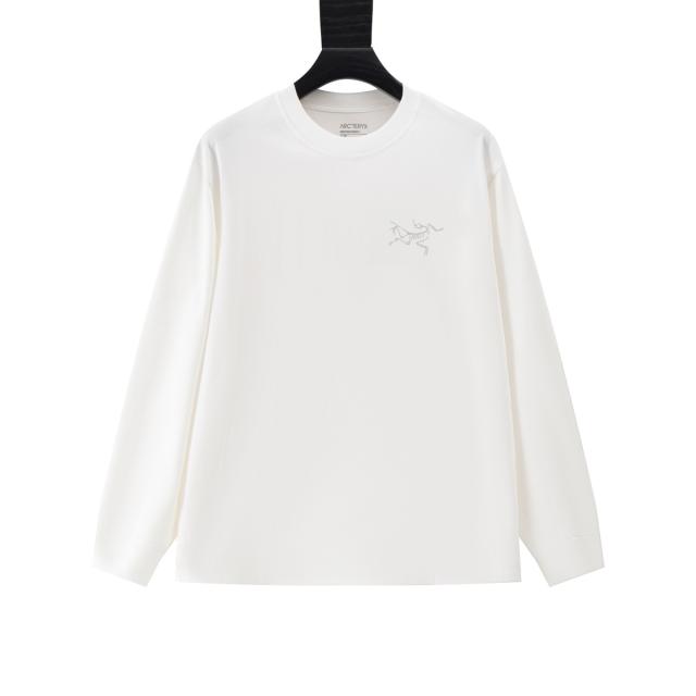 ARC Men Oversized White Long Sleeve T Shirt
