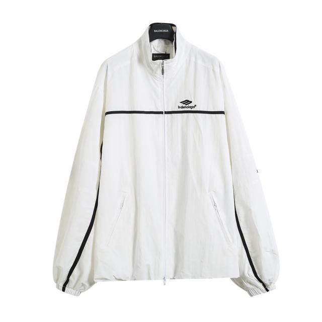 BLCG Striped Logo Windbreaker Jacket