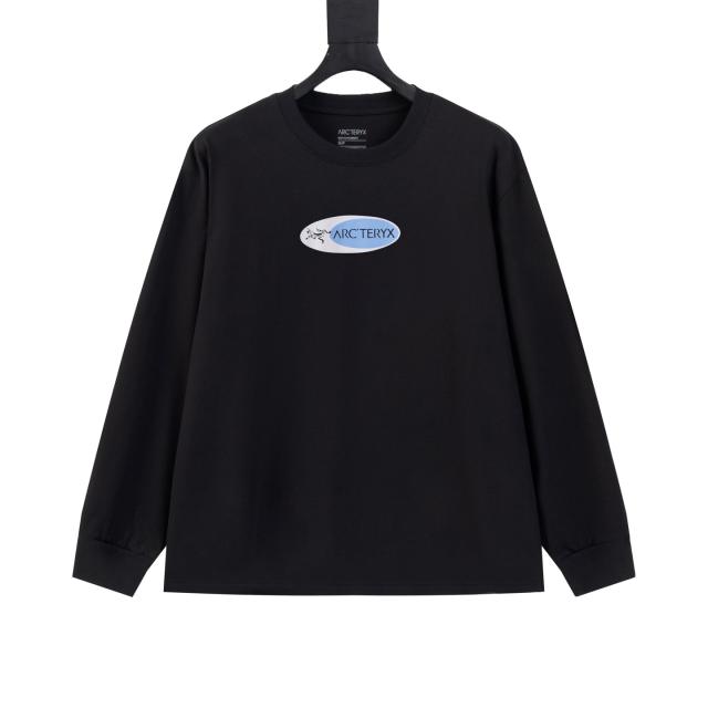 ARC Men Oversized Black Long Sleeve T Shirt