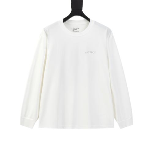 ARC Men Oversized White Long Sleeve T Shirt