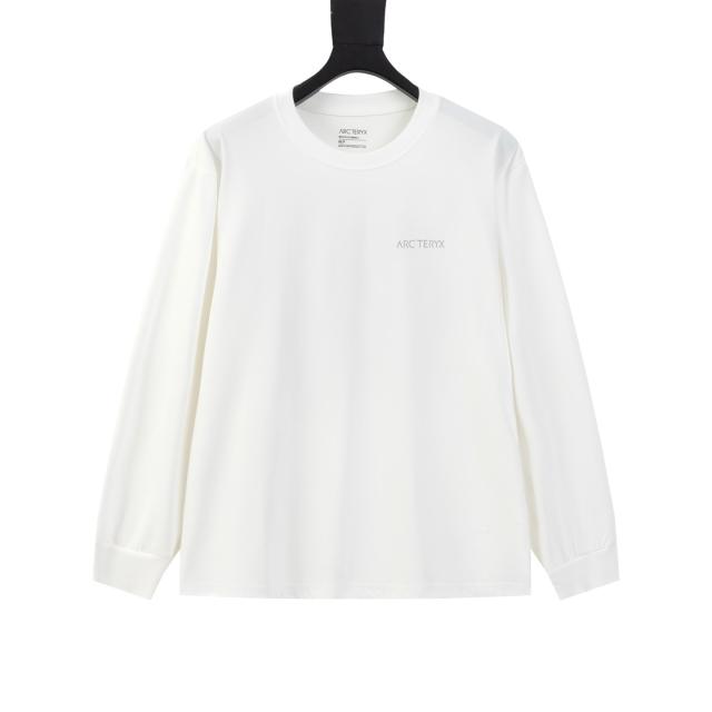 ARC Men Oversized White Long Sleeve T Shirt