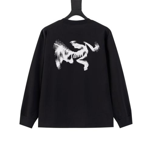 ARC Men Oversized Black Long Sleeve T Shirt