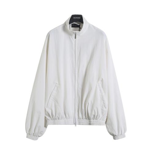 BLCG Back Gothic Flame Letter Print Jacket