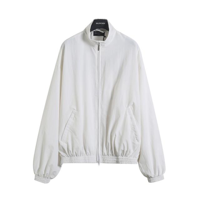BLCG Back Gothic Flame Letter Print Jacket