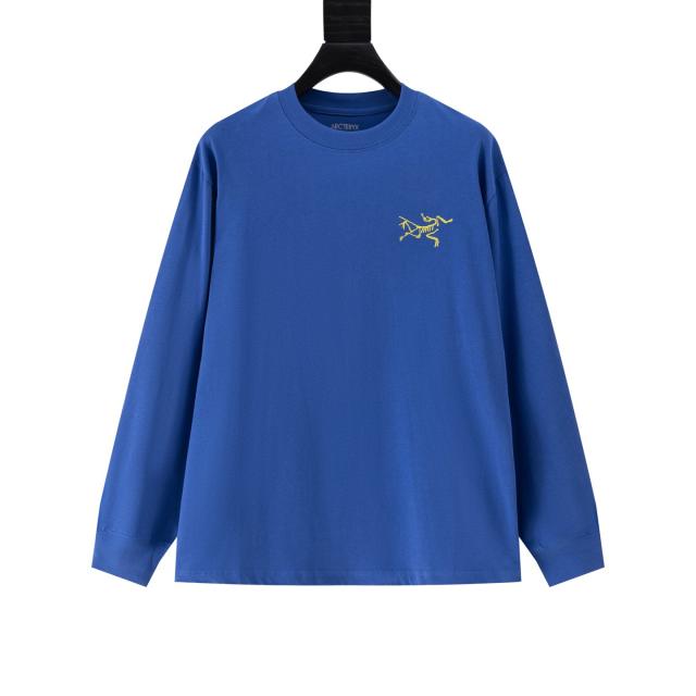 ARC Men Oversized Blue Long Sleeve T Shirt