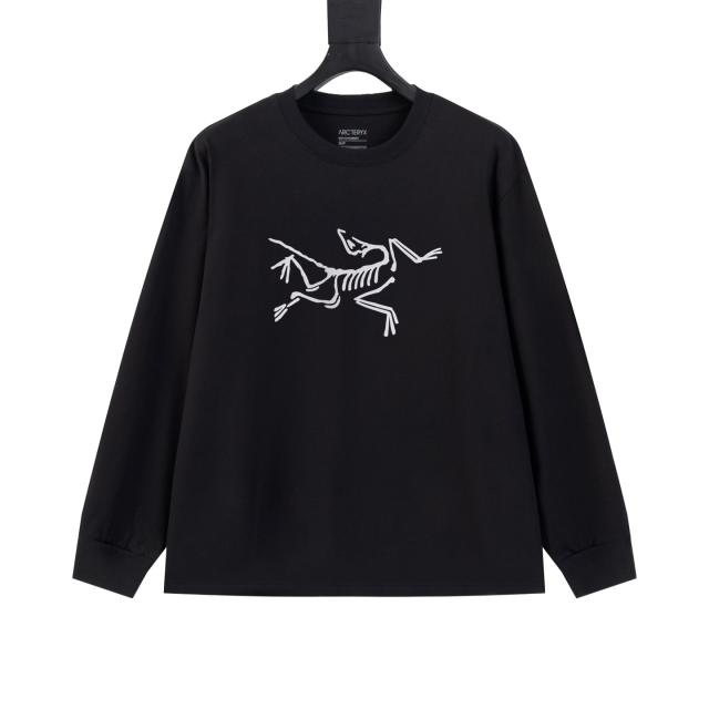 ARC Men Oversized Black Long Sleeve T Shirt