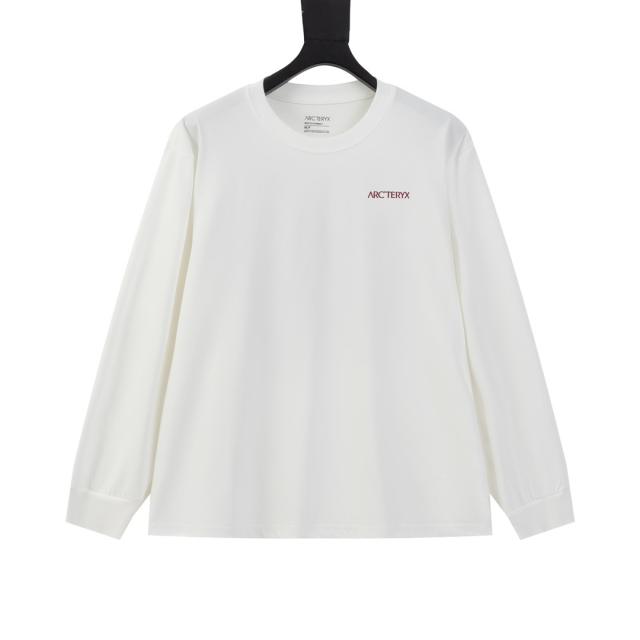 ARC Men Oversized White Long Sleeve T Shirt