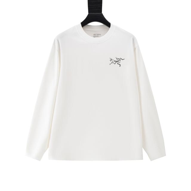 ARC Men Oversized White Long Sleeve T Shirt