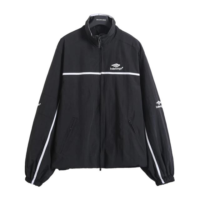 BLCG Striped Logo Windbreaker Jacket